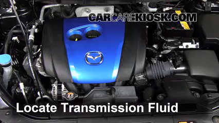 2013 Mazda CX-5 Sport 2.0L 4 Cyl. Líquido de transmisión Controlar nivel de líquido